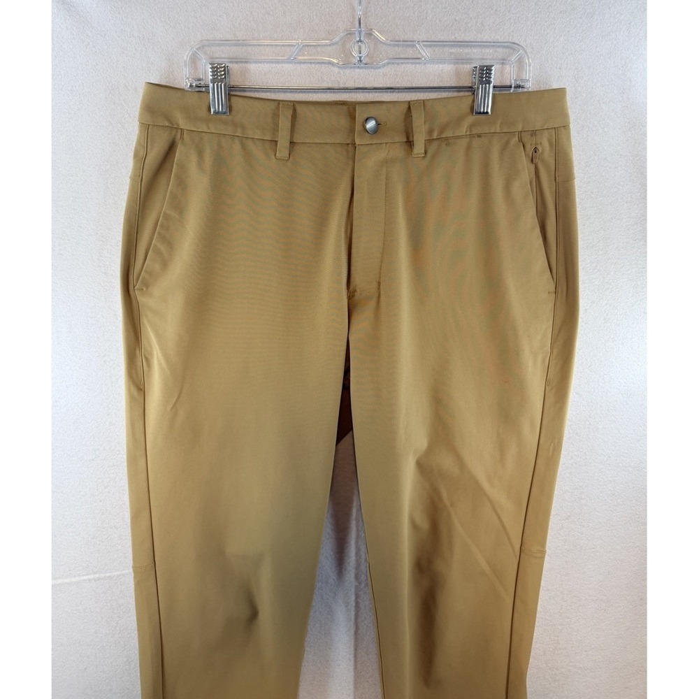 CRZ Yoga Golf Pants Mens Size 33x31 Brown Performance Stretch Pants